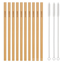 Reusable Straw Biodegradable Natural Bamboo Straws